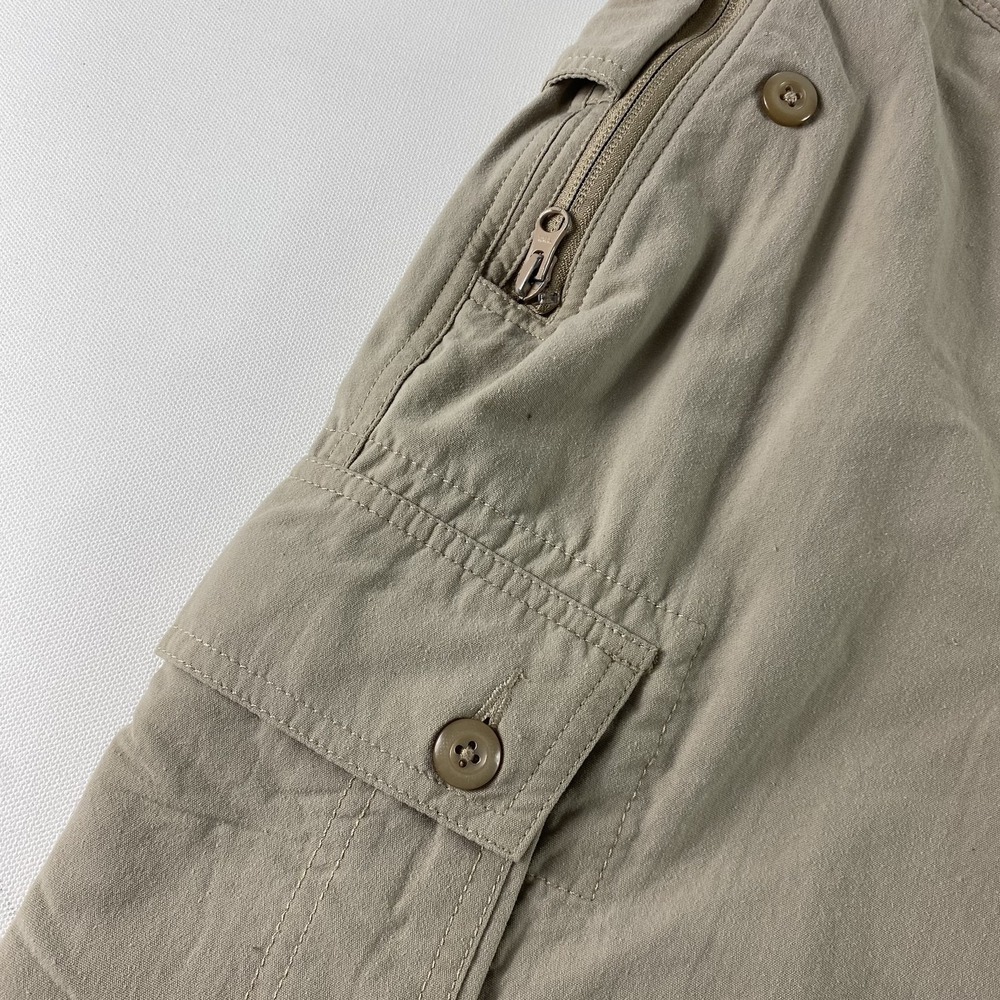 Clothing Arts Pants Mens 42x32 Khaki Nylon Cargo Hiking Pickpocket Proof Outdoor - Picture 7 of 16